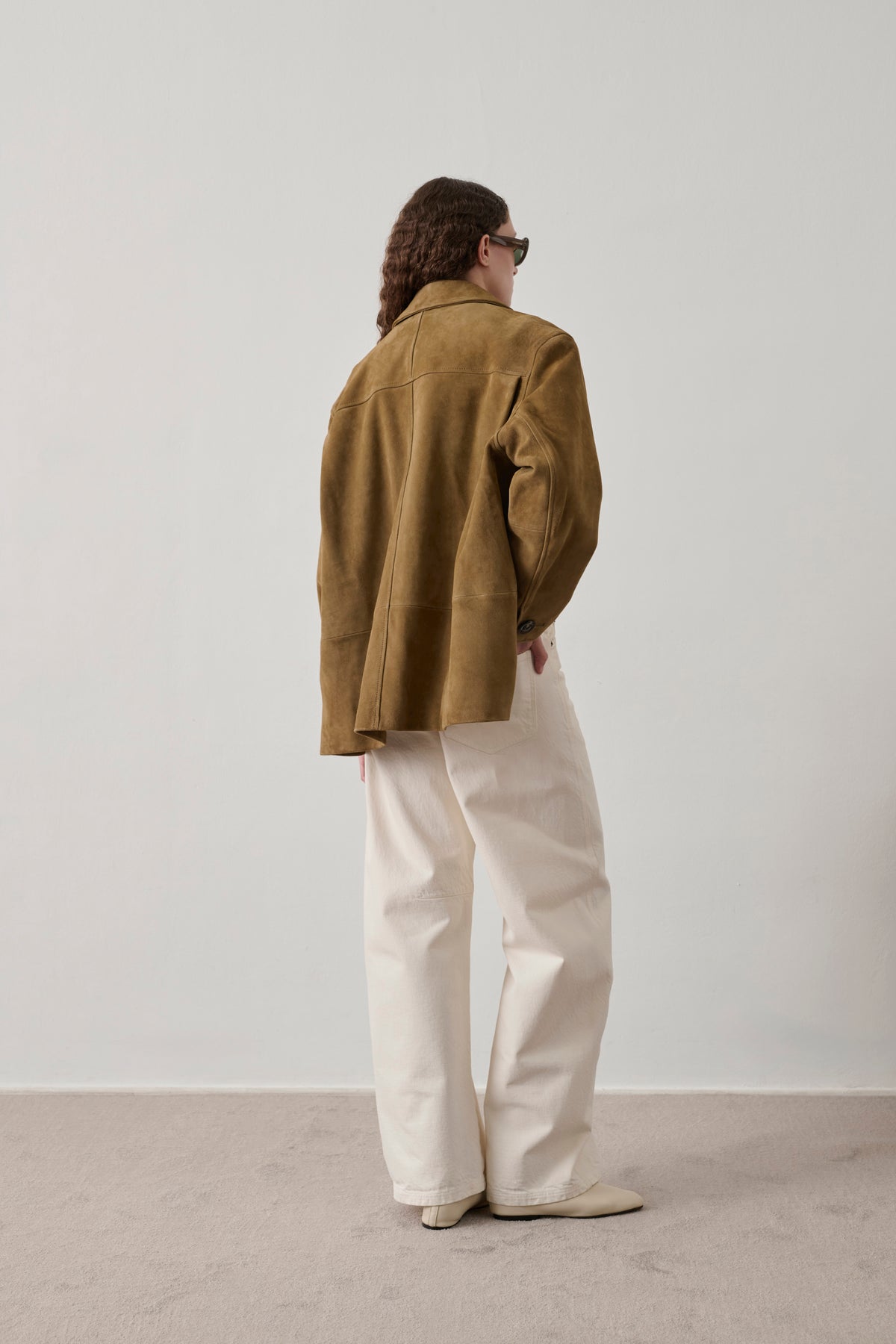 Blouson Vincenzo - Sable - Cuir - Femme vue 3